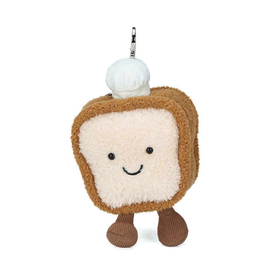 Toast Slice Plush Charm