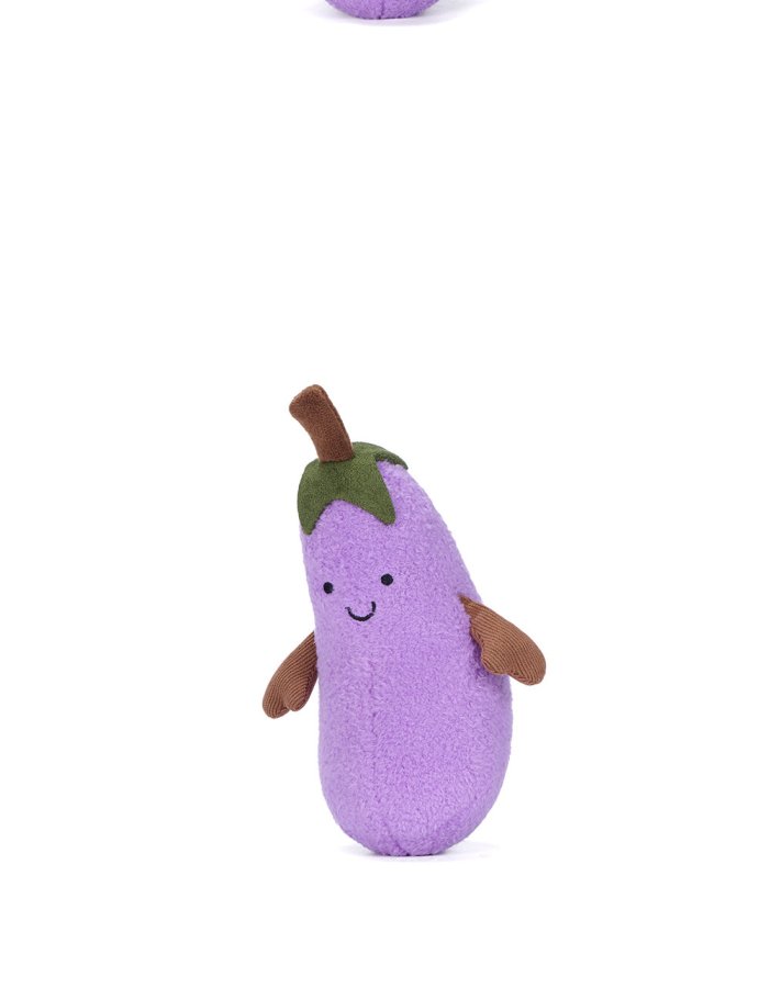 Eggplant with Hat Plush Charm