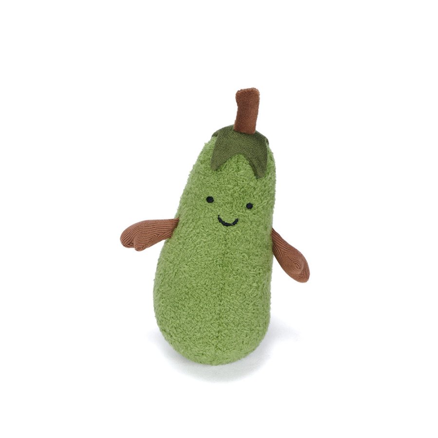 Eggplant with Hat Plush Charm
