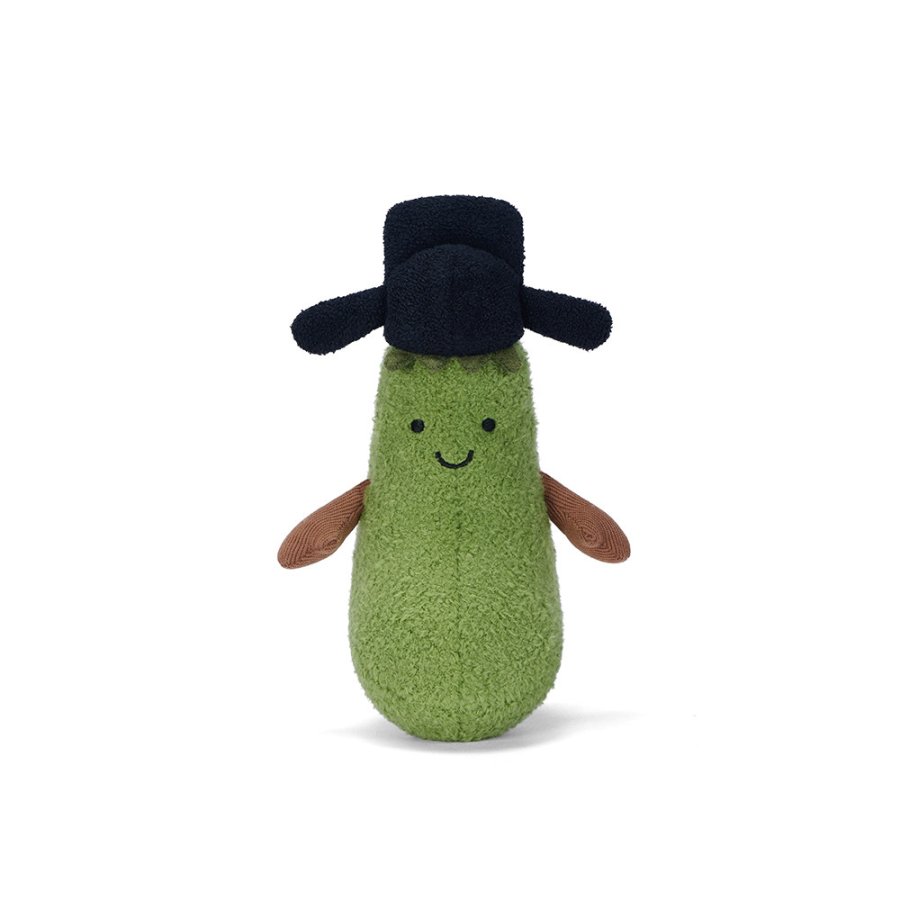 Eggplant with Hat Plush Charm