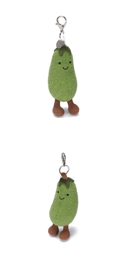 Eggplant with Hat Plush Charm