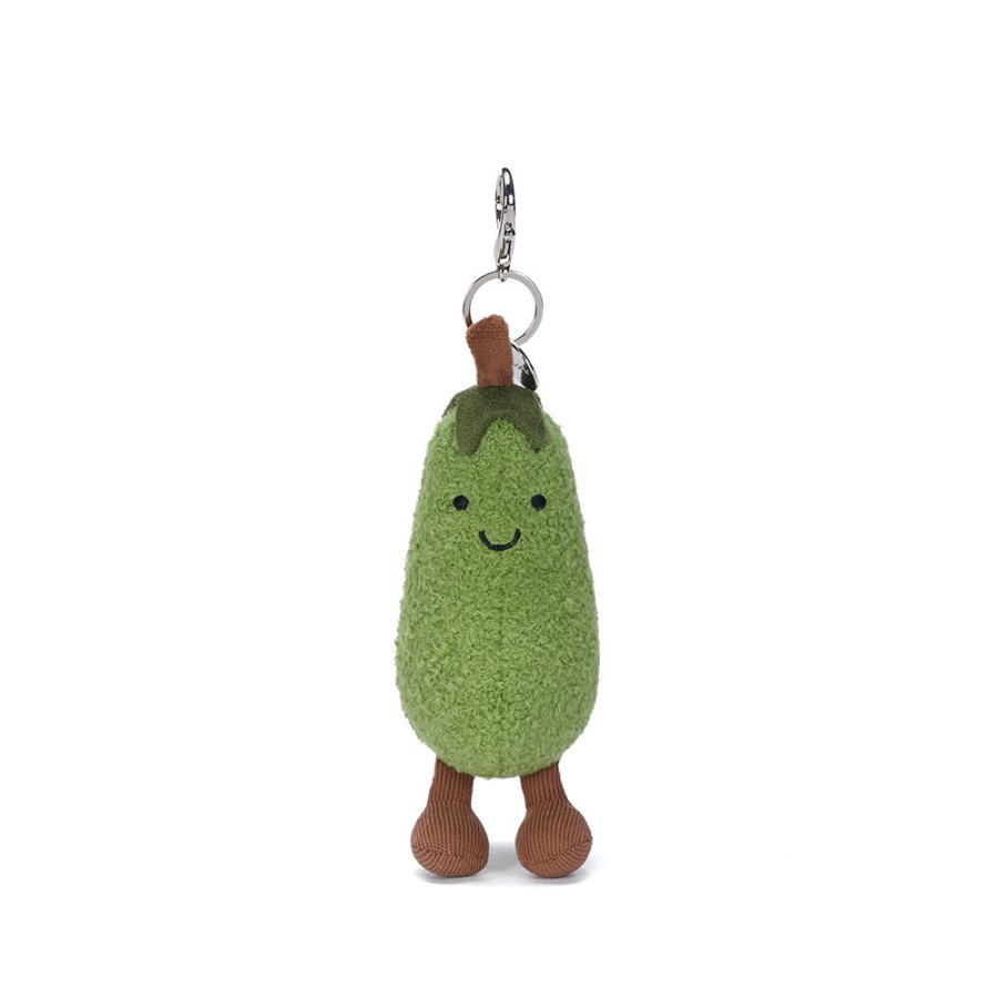 Eggplant with Hat Plush Charm