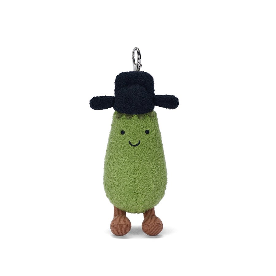 Eggplant with Hat Plush Charm
