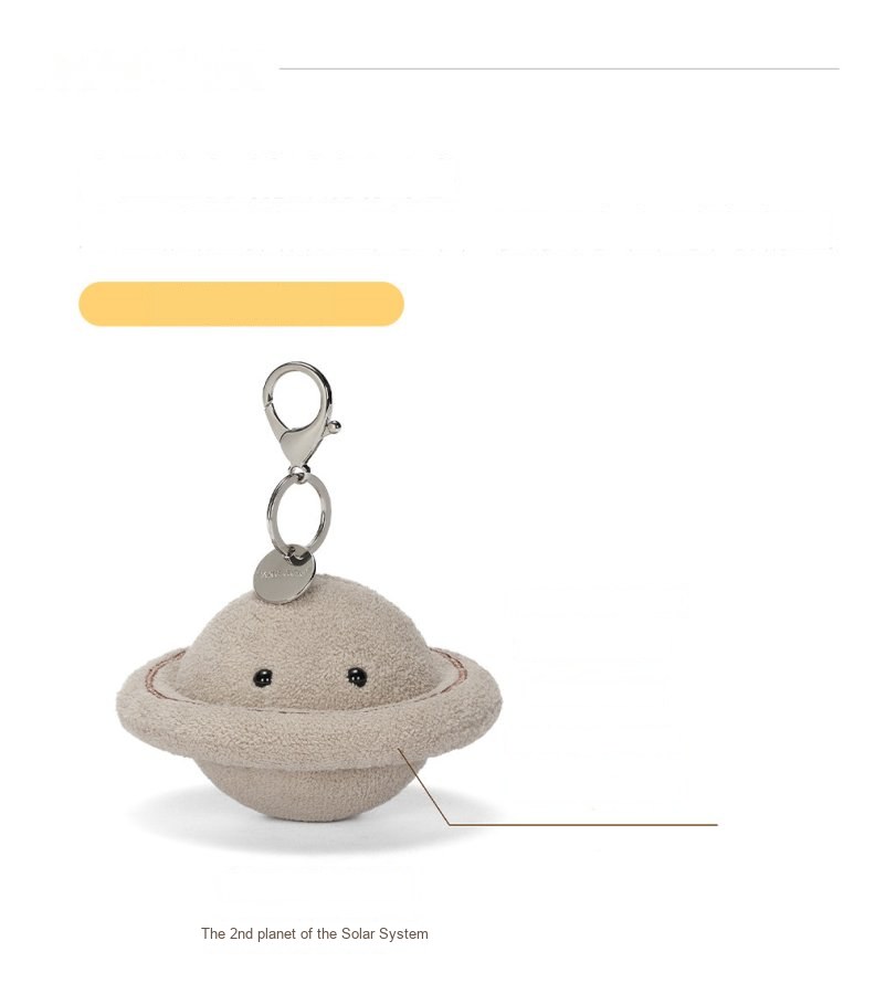Saturn Plush Charm (Planet Series)