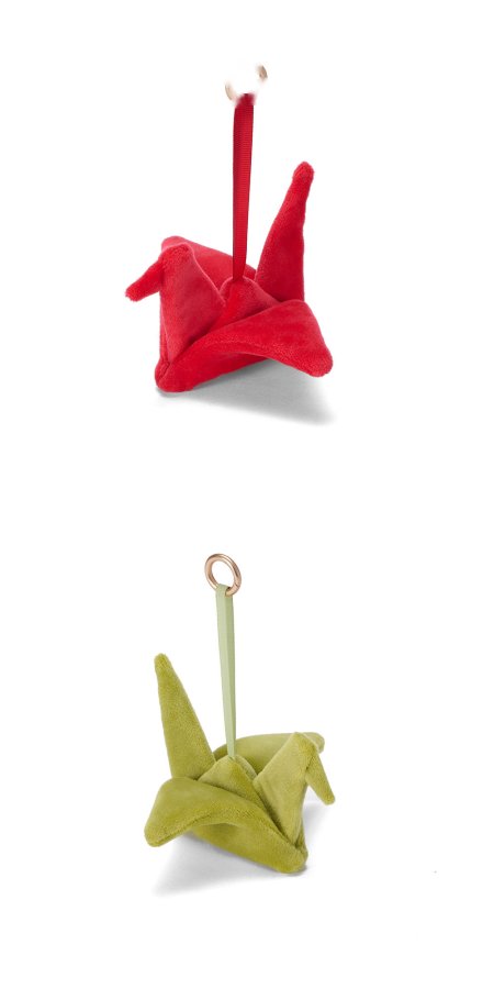 Paper Crane Plush Charm