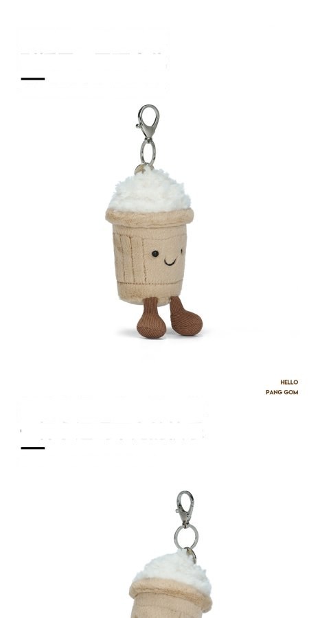 Snow-Top Coffee Plush Charm