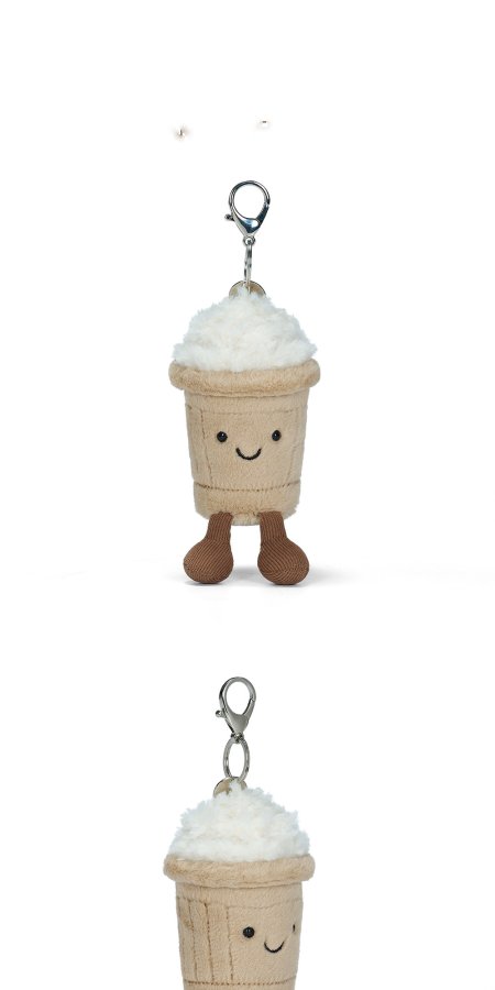 Snow-Top Coffee Plush Charm