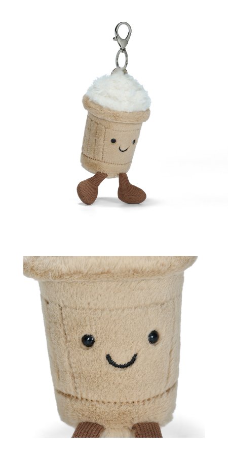 Snow-Top Coffee Plush Charm