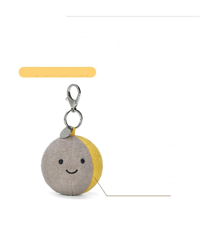 Moon Plush Charm (Planet Series)
