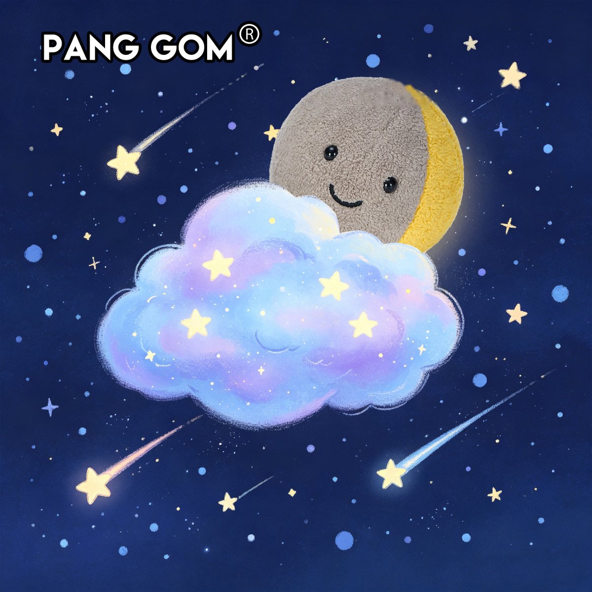 Moon Plush Charm (Planet Series)