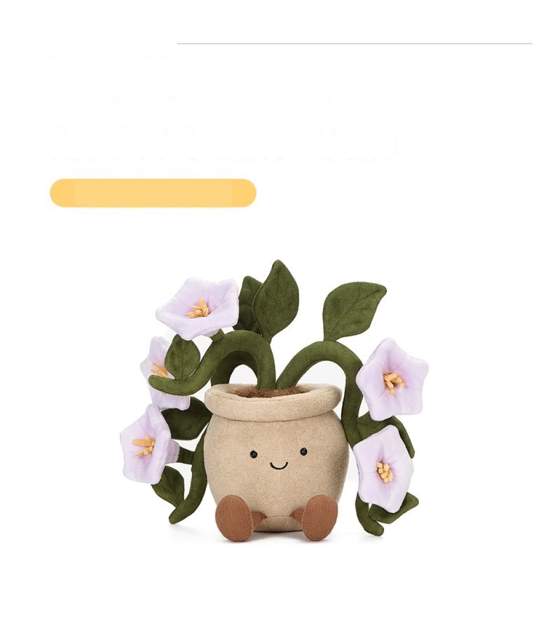 Morning Glory Pot Plush
