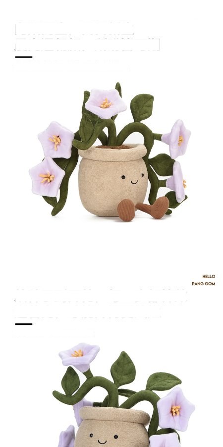 Morning Glory Pot Plush
