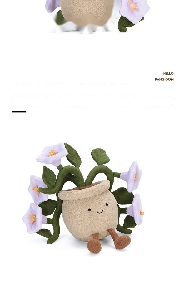 Morning Glory Pot Plush