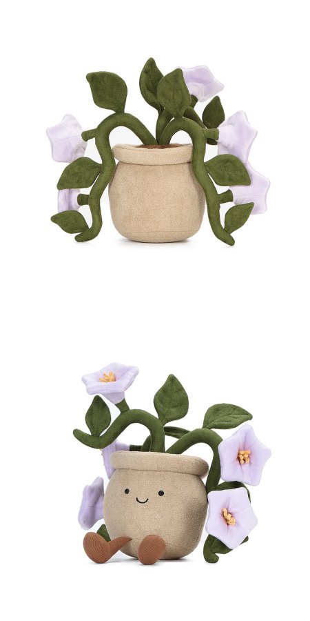 Morning Glory Pot Plush