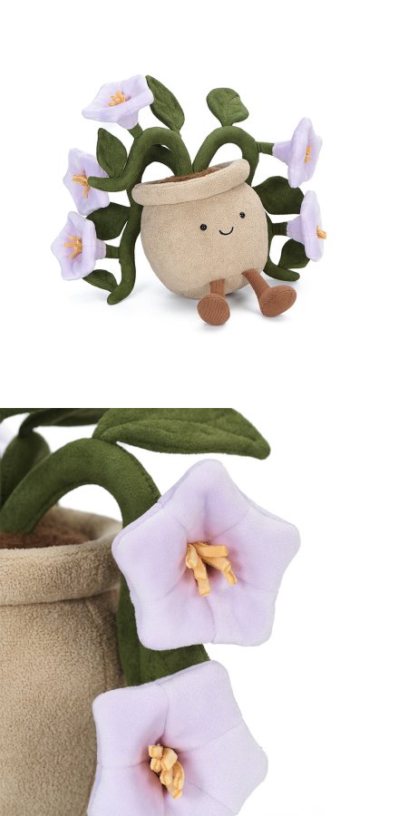 Morning Glory Pot Plush