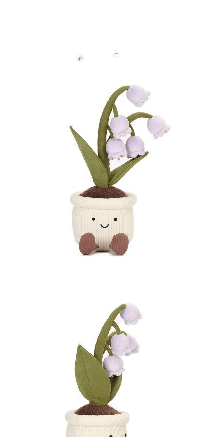 Purple Lily-of-the-Valley Pot Plush