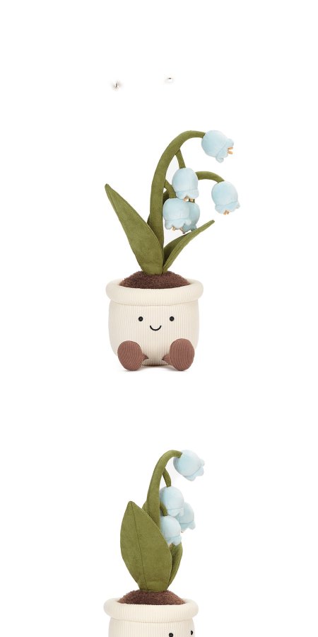 Blue Lily-of-the-Valley Pot Plush