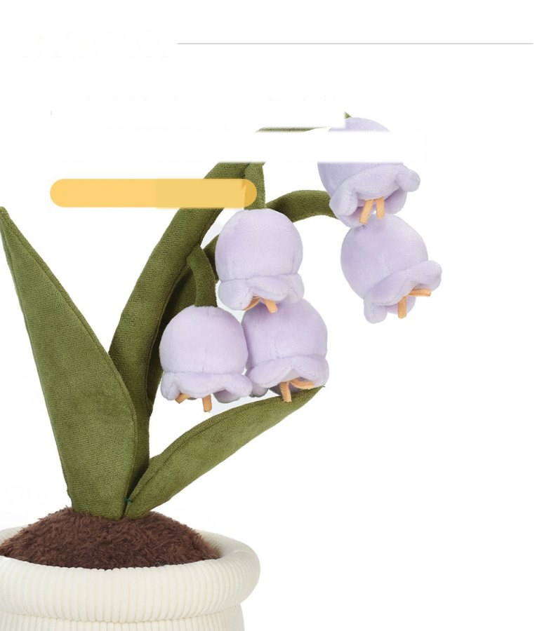 Lily-of-the-Valley Pot Plush