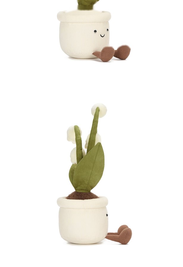 Lily-of-the-Valley Pot Plush