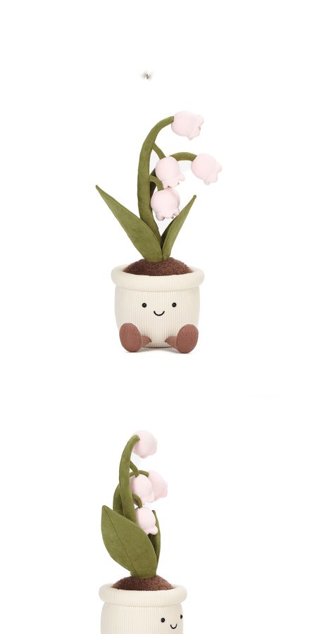 Lily-of-the-Valley Pot Plush