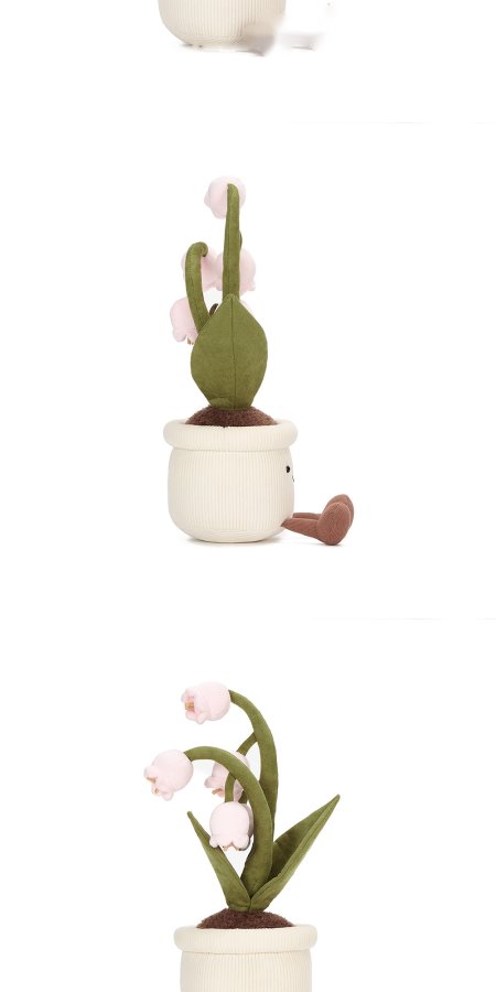 Lily-of-the-Valley Pot Plush