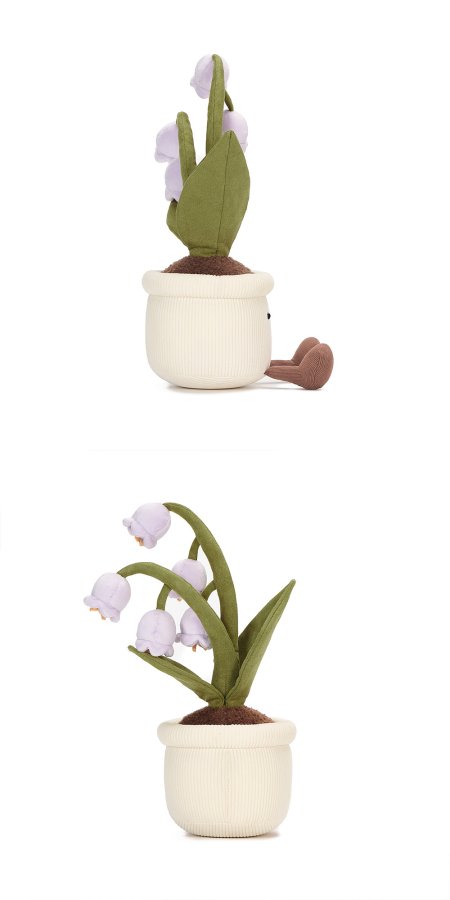 Lily-of-the-Valley Pot Plush