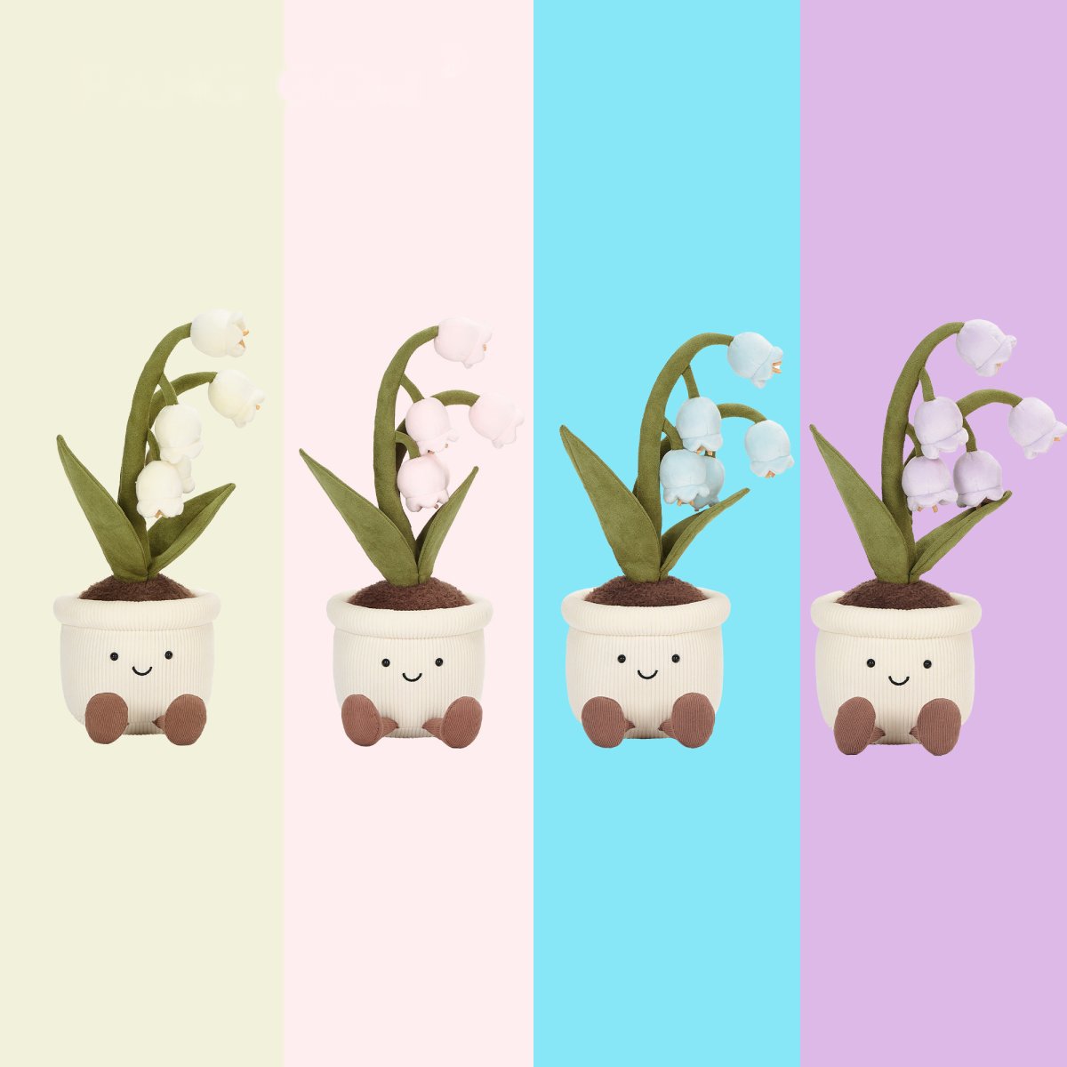 Lily-of-the-Valley Pot Plush