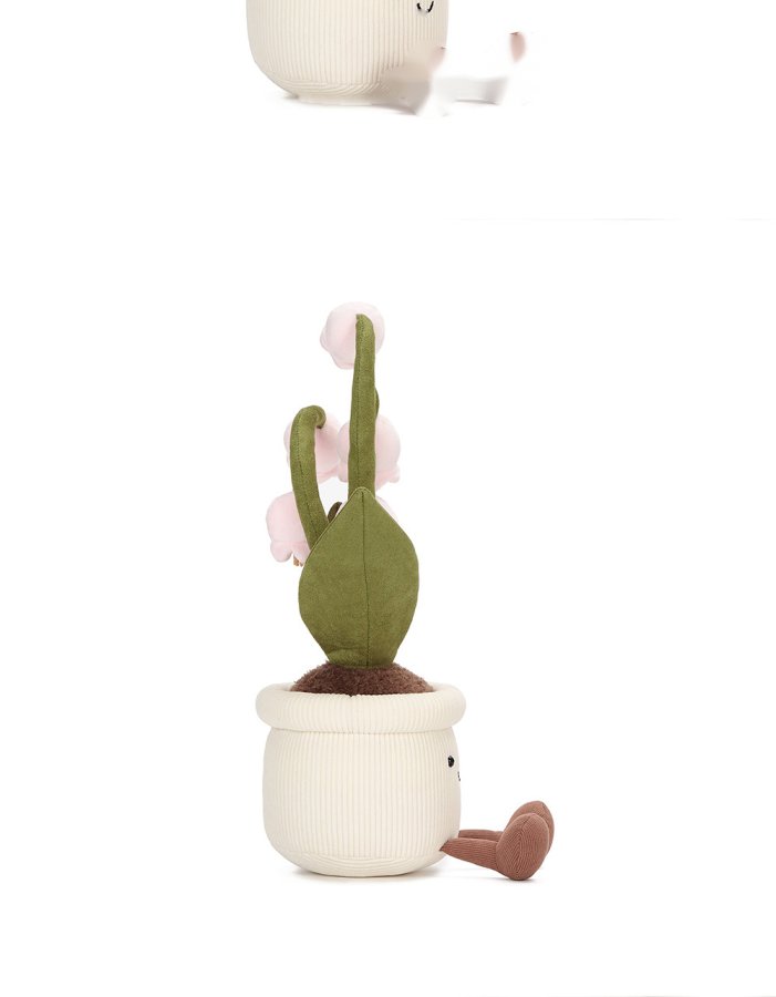 Pink Lily-of-the-Valley Pot Plush