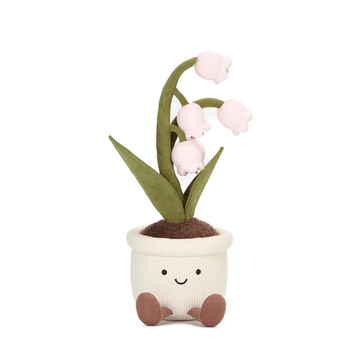 Pink Lily-of-the-Valley Pot Plush