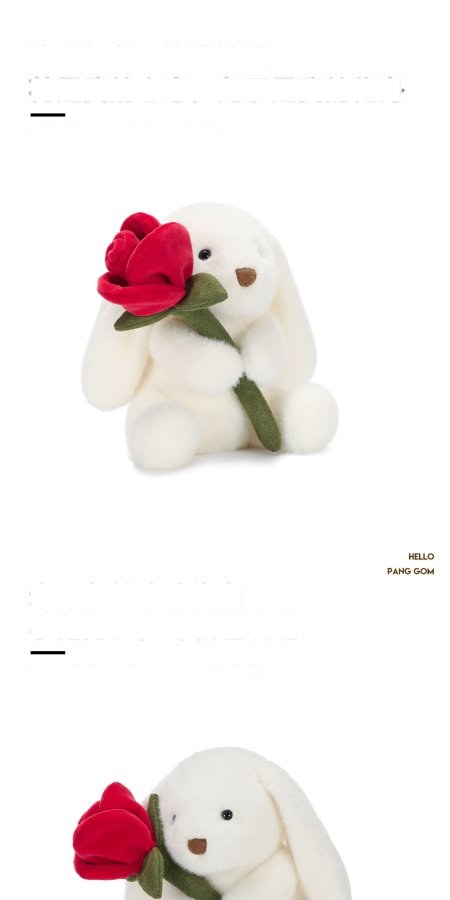 Rose Miko Bunny Plush