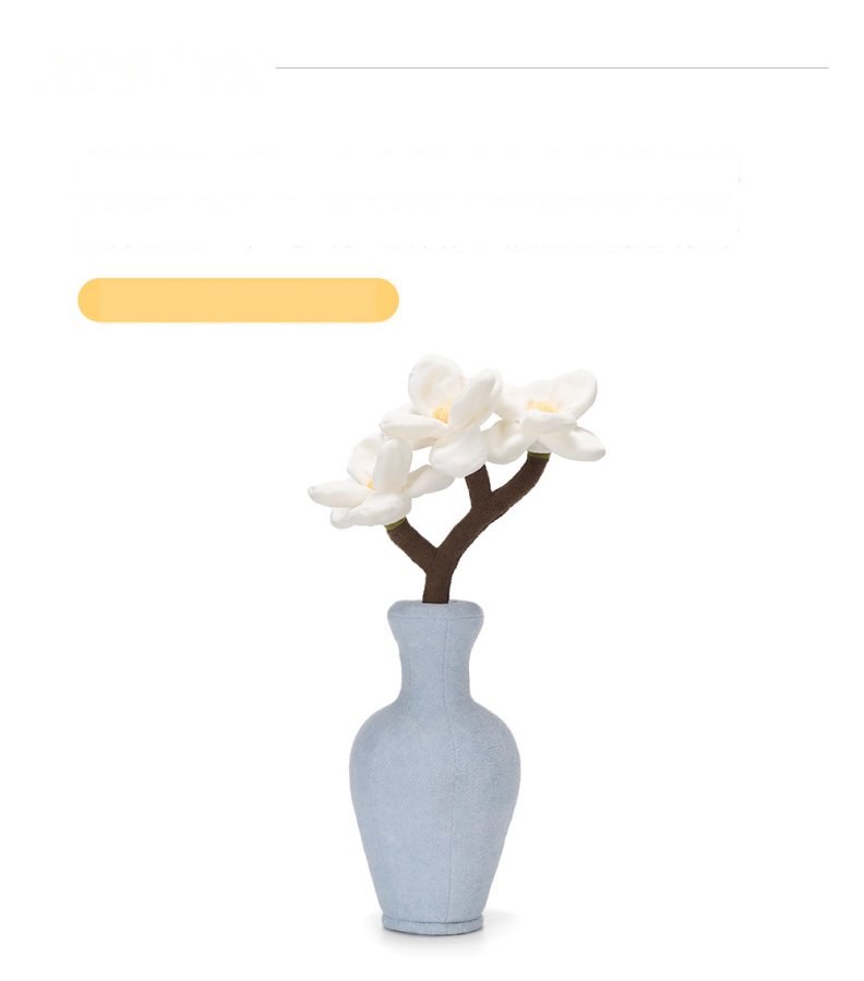 Magnolia DIY Vase Plush Flower