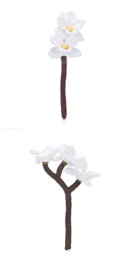 Magnolia DIY Vase Plush Flower