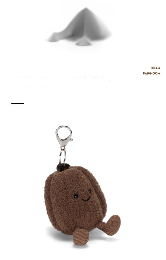 Chocolate Canelé Plush Charm