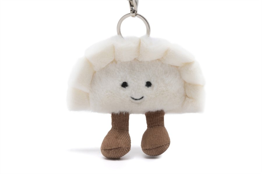 Smiley Dumpling Plush Charm