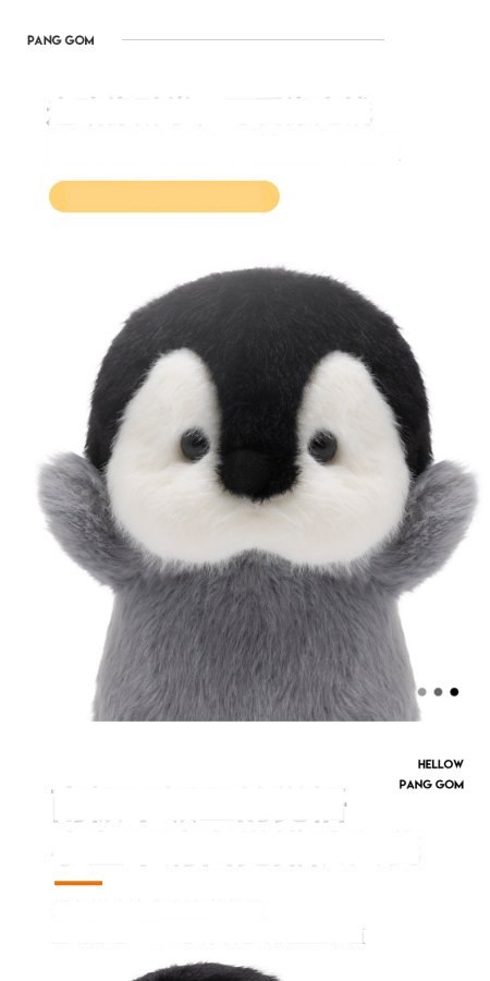 Emperor Penguin Baby Plush Toy