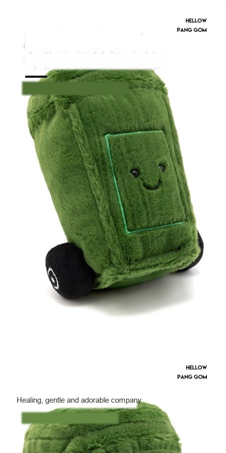 Mood Trash Bin Plush Toy
