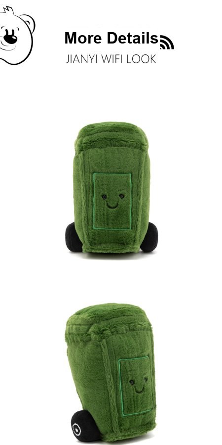 Mood Trash Bin Plush Toy