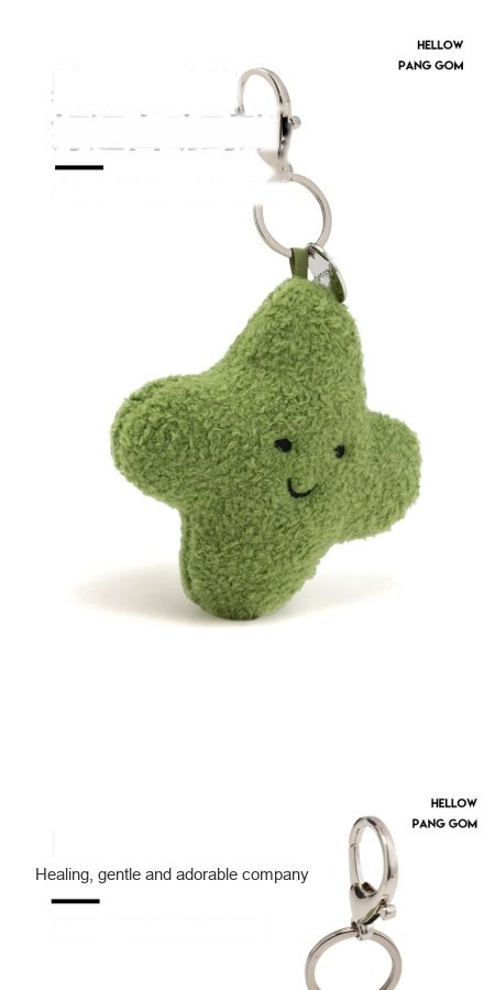 Lucky Four-Leaf Clover Plush Charm