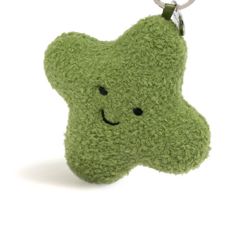 Lucky Four-Leaf Clover Plush Charm