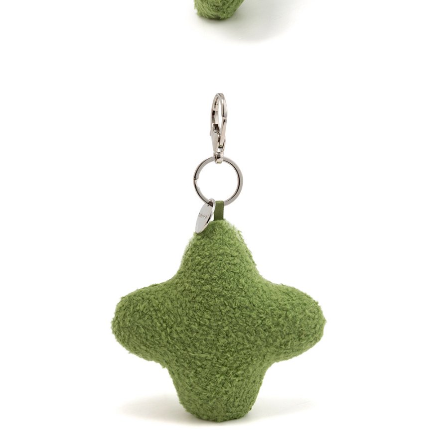 Lucky Four-Leaf Clover Plush Charm