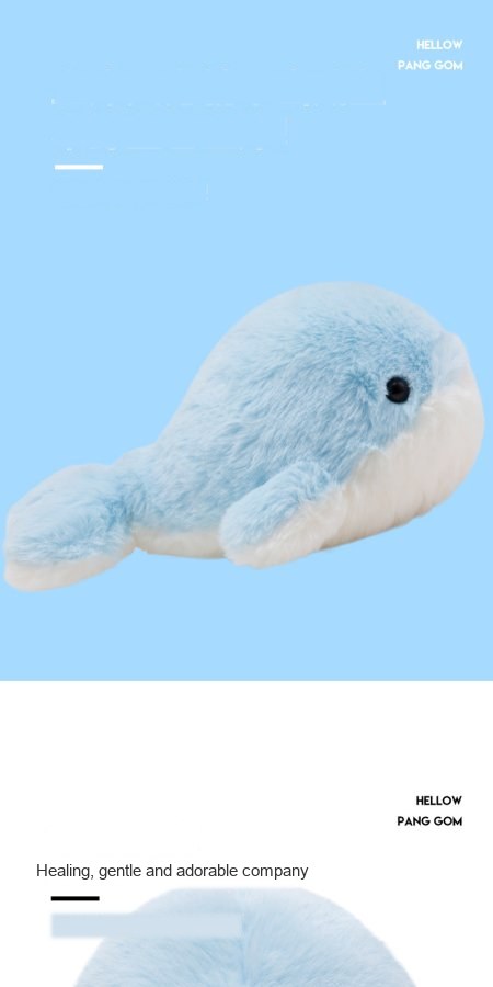 Heart Whale Baby Plush Toy