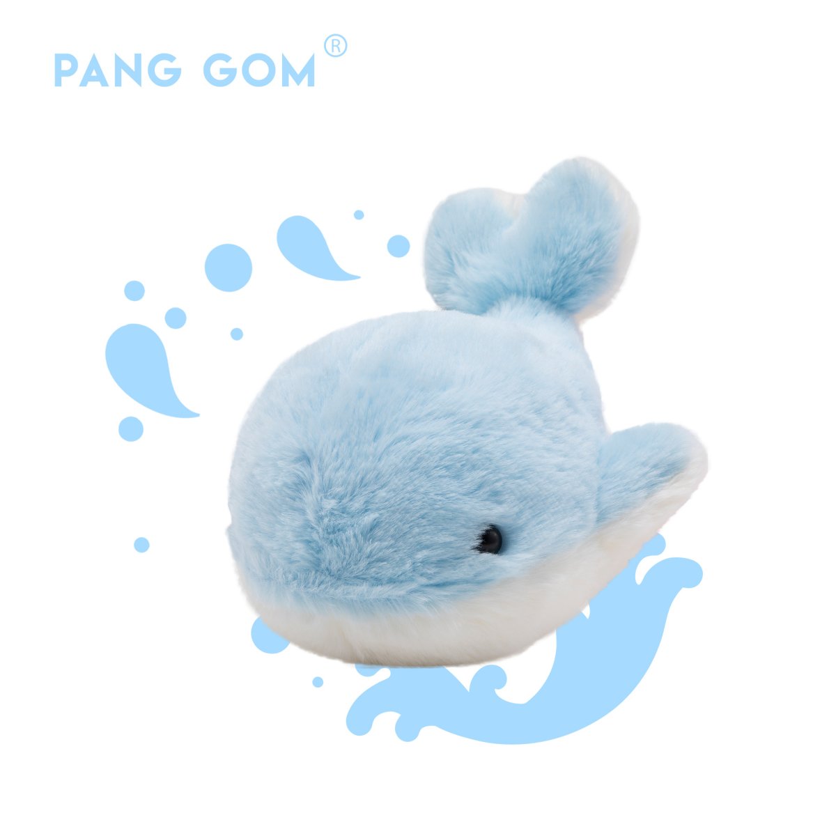 Heart Whale Baby Plush Toy