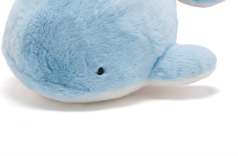 Blue Heart Whale Plush Toy