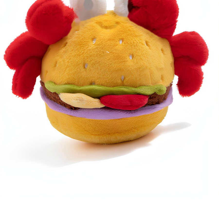 Crab Burger Plush Toy
