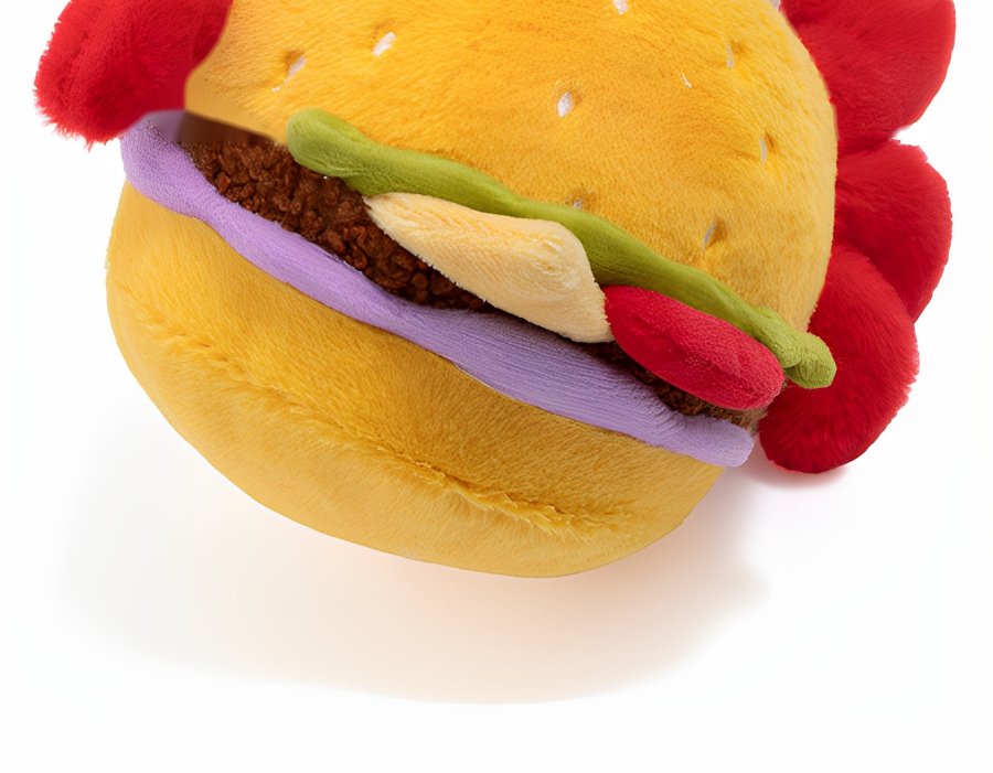 Crab Burger Plush Toy