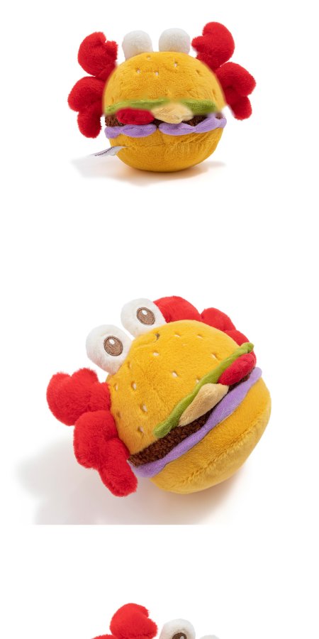 Crab Burger Plush Toy