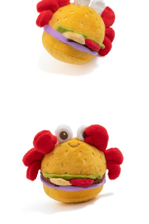 Crab Burger Plush Toy