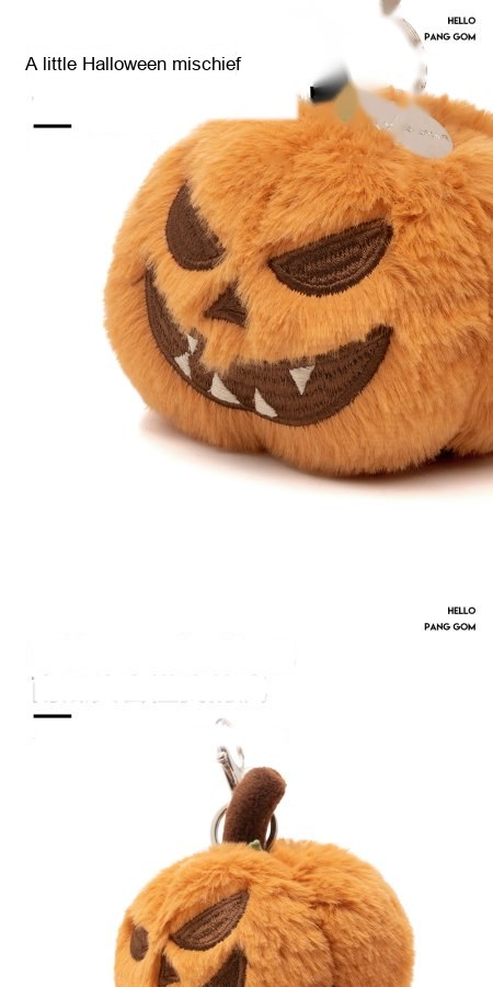 Halloween Devil Pumpkin Plush Charm