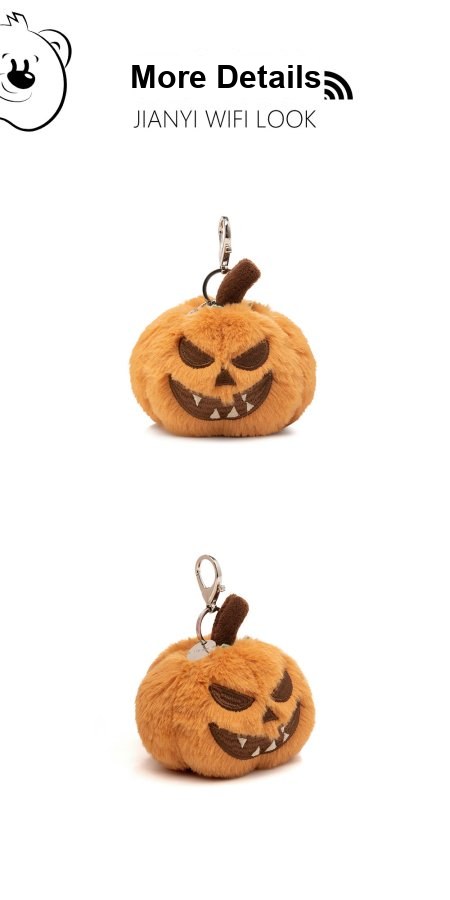 Halloween Devil Pumpkin Plush Charm