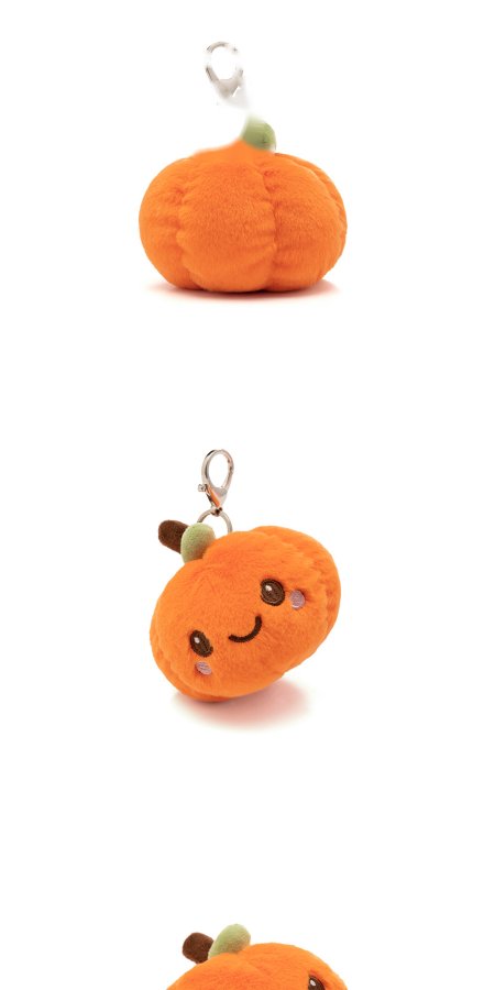 Smiley Pumpkin Plush Charm